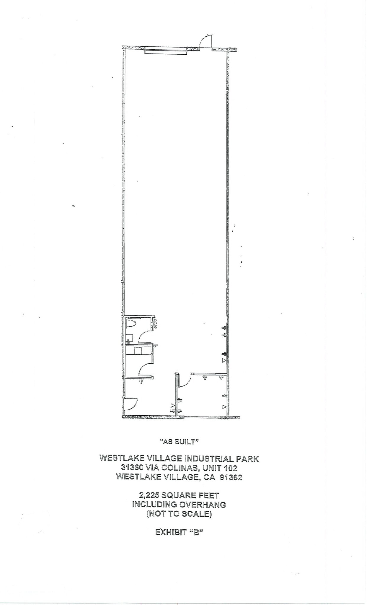 31304-31348 Via Colinas, Westlake Village, CA à louer Plan d’étage- Image 1 de 1