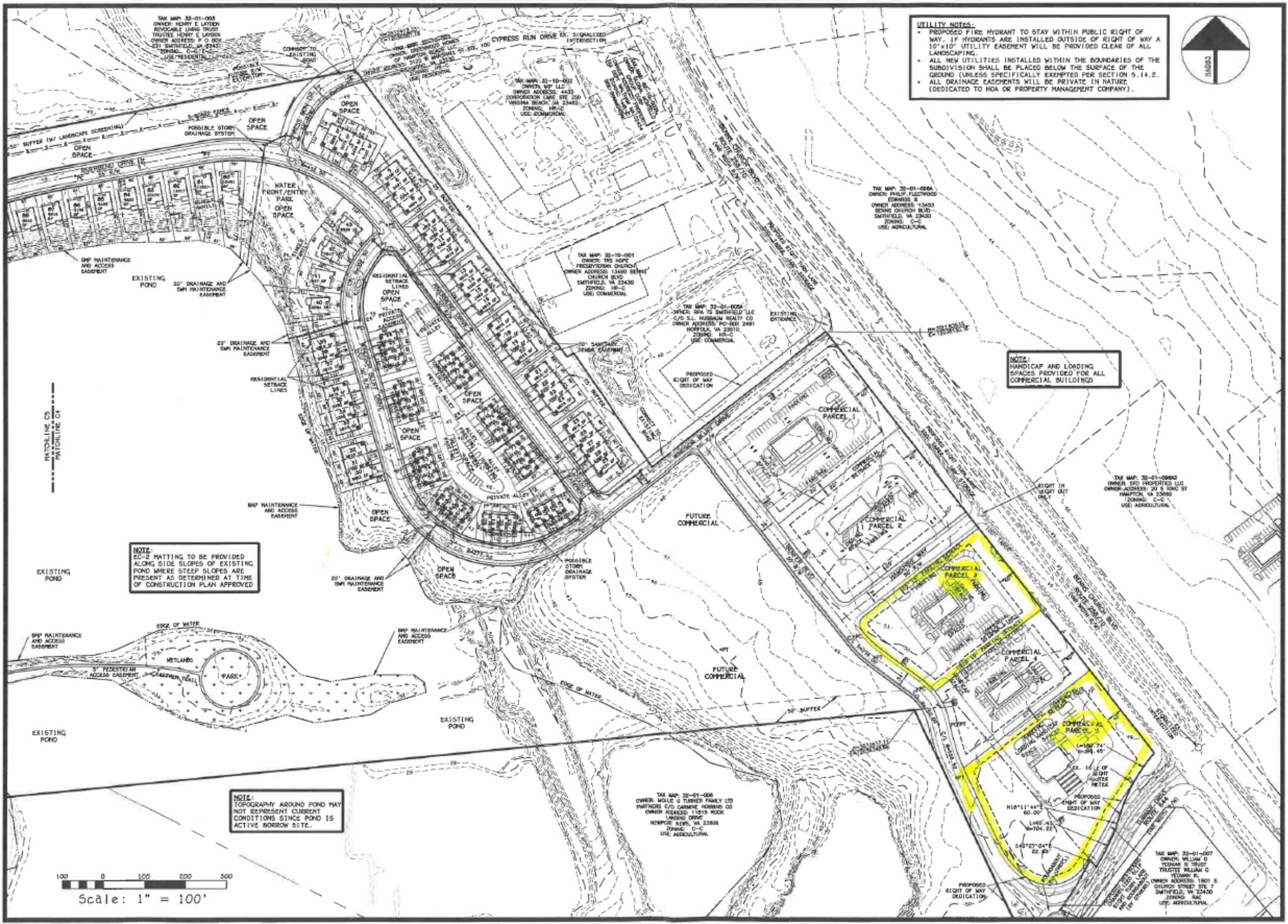 Rt 10 & Turner Dr, Smithfield, VA for sale Site Plan- Image 1 of 2