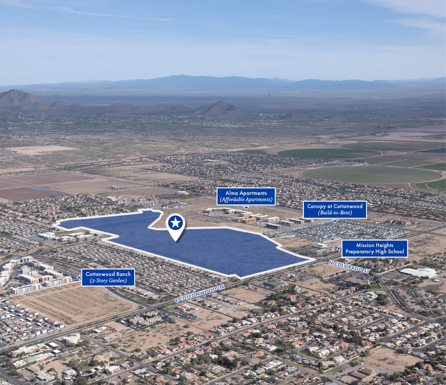 NWC of N. Colorado St & E. Cottonwood Ln ln, Casa Grande, AZ for sale Primary Photo- Image 1 of 4