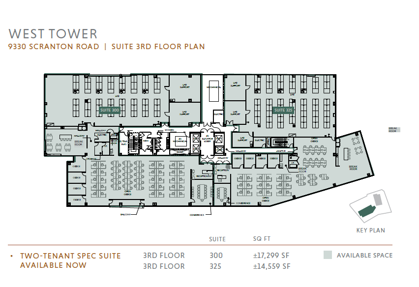 9276 Scranton Rd, San Diego, CA for lease Floor Plan- Image 1 of 6