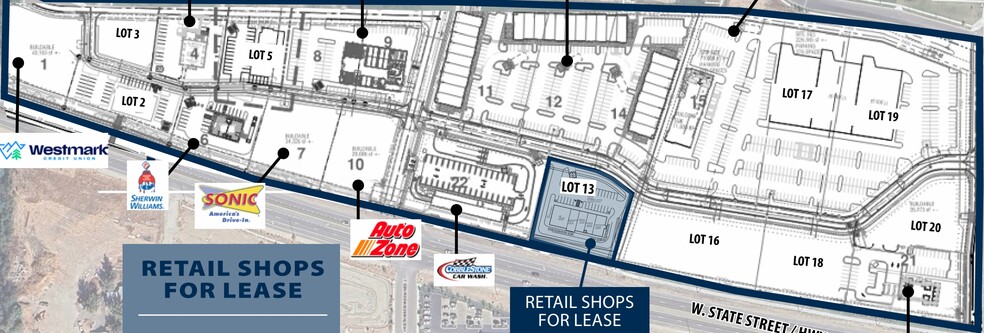 12080 W State St, Star, ID for lease - Site Plan - Image 2 of 9