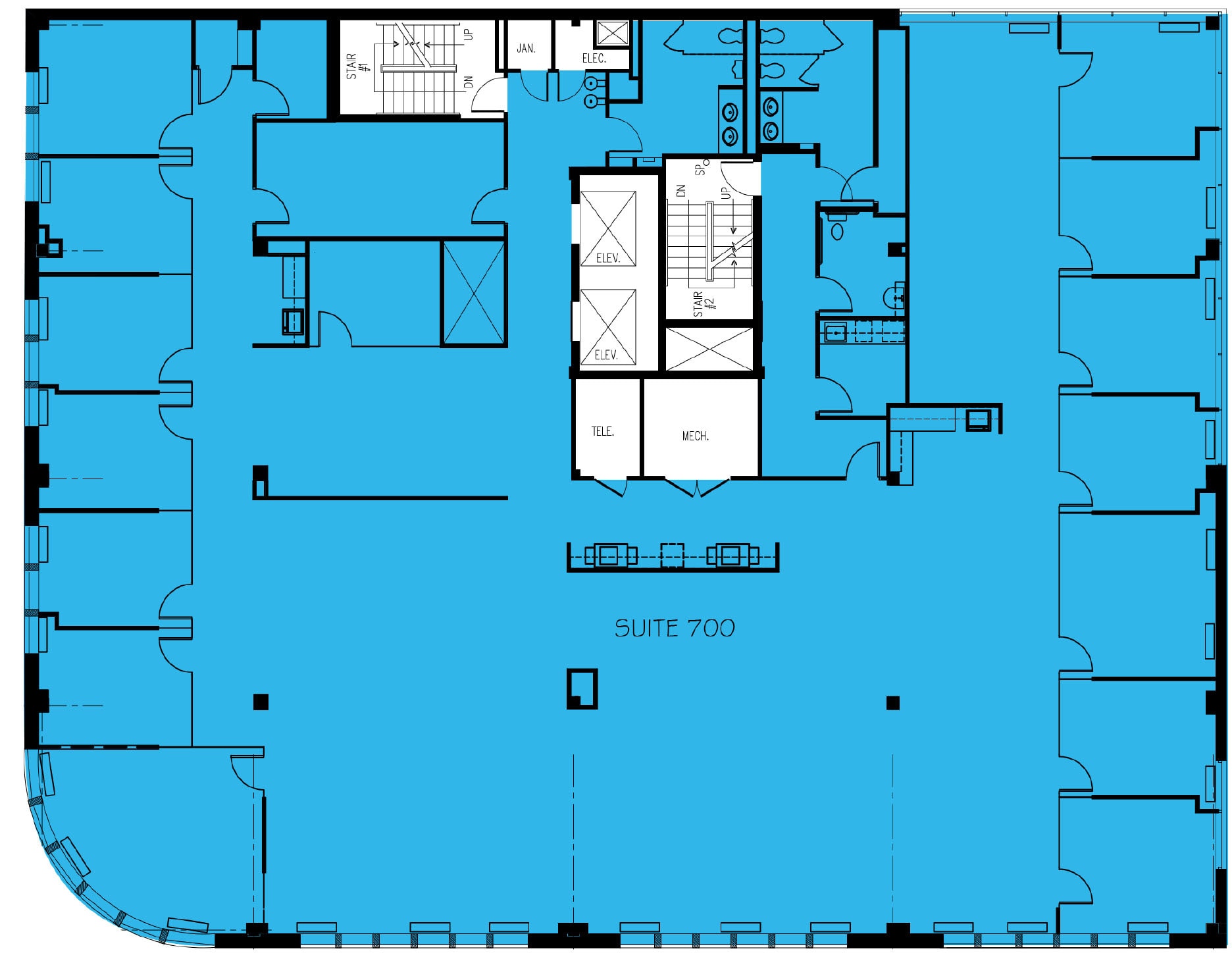 4720 Montgomery Ln, Bethesda, MD à louer Plan d’étage- Image 1 de 4