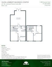 471 W Lambert Rd, Brea, CA for lease Floor Plan- Image 1 of 1