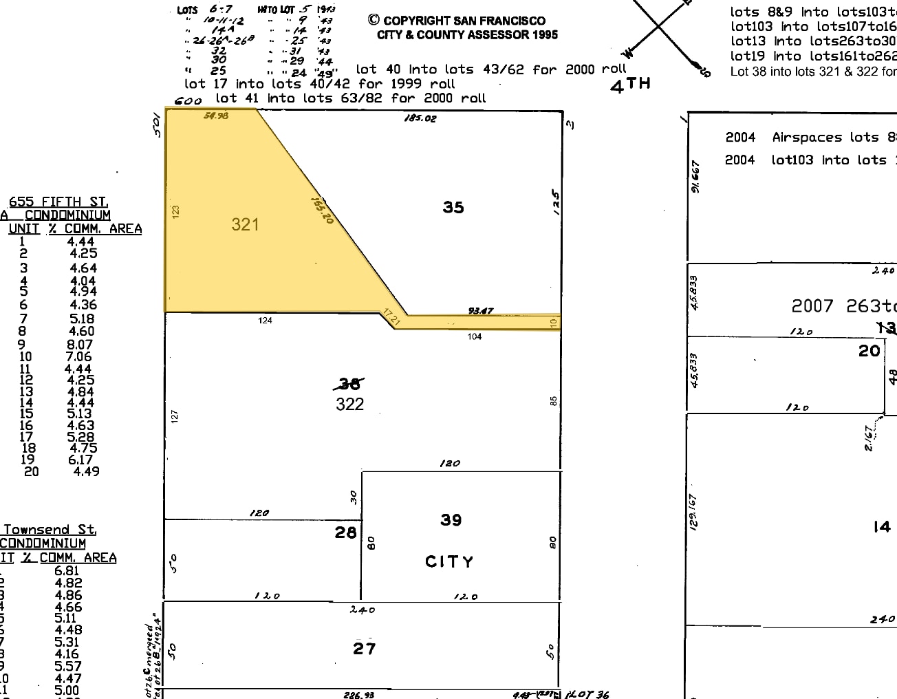 501 Brannan St, San Francisco, CA for lease Plat Map- Image 1 of 2