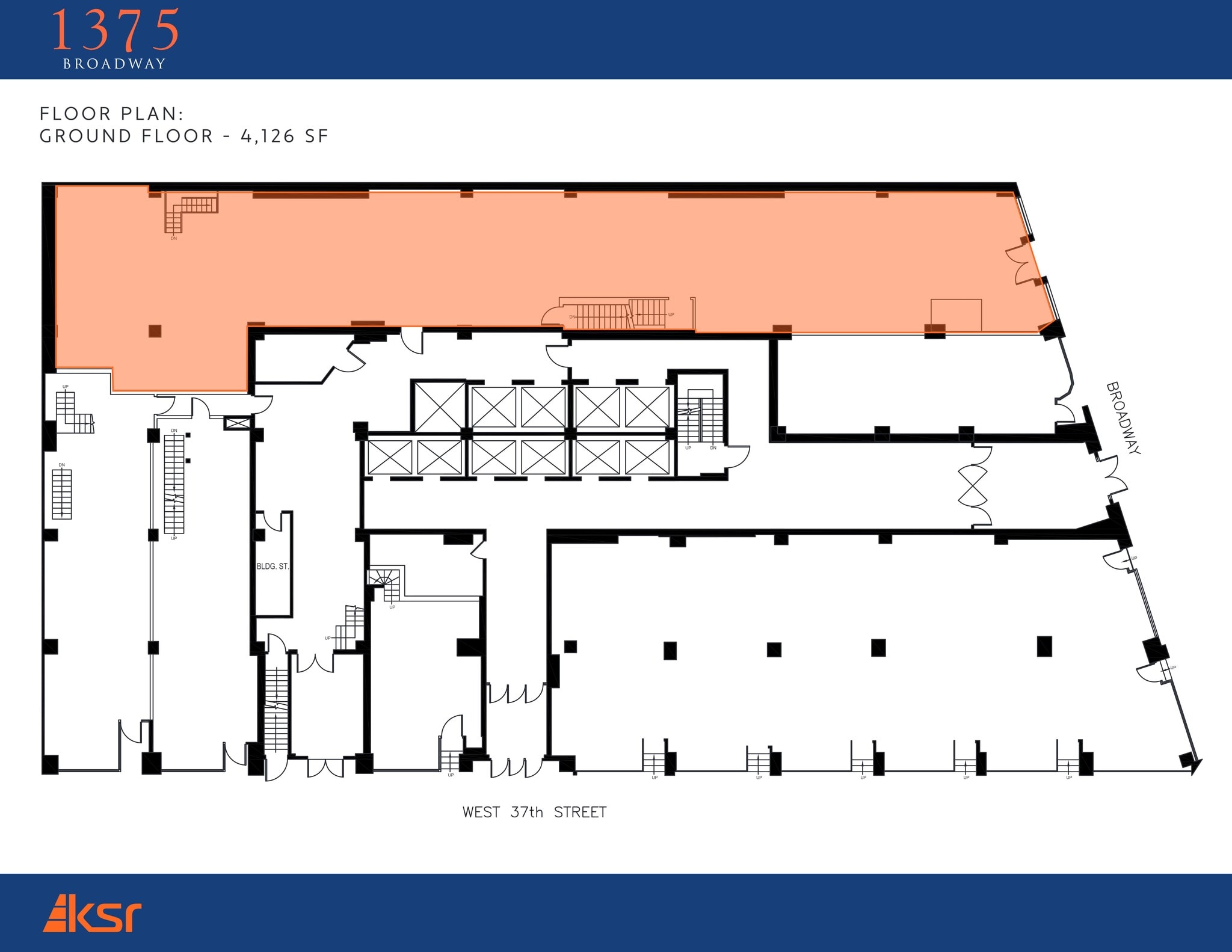 1375 Broadway, New York, NY for lease Site Plan- Image 1 of 12