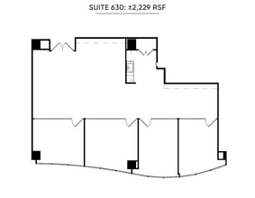 9701 Wilshire Blvd, Beverly Hills, CA à louer Plan d’étage- Image 1 de 1
