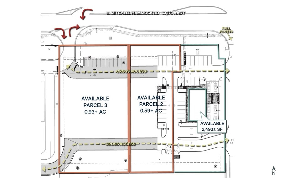 W Mitchell Hammock Rd, Oviedo, FL for lease - Site Plan - Image 3 of 4