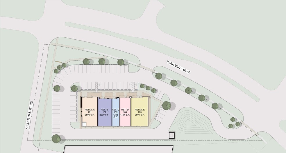 13000 Park Vista Blvd, Fort Worth, TX for sale - Site Plan - Image 3 of 4