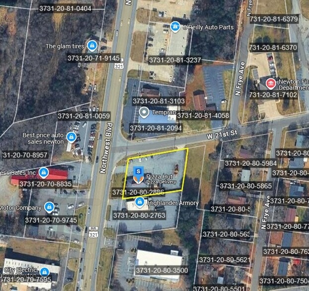 2025 Northwest Blvd, Newton, NC for sale - Plat Map - Image 3 of 3