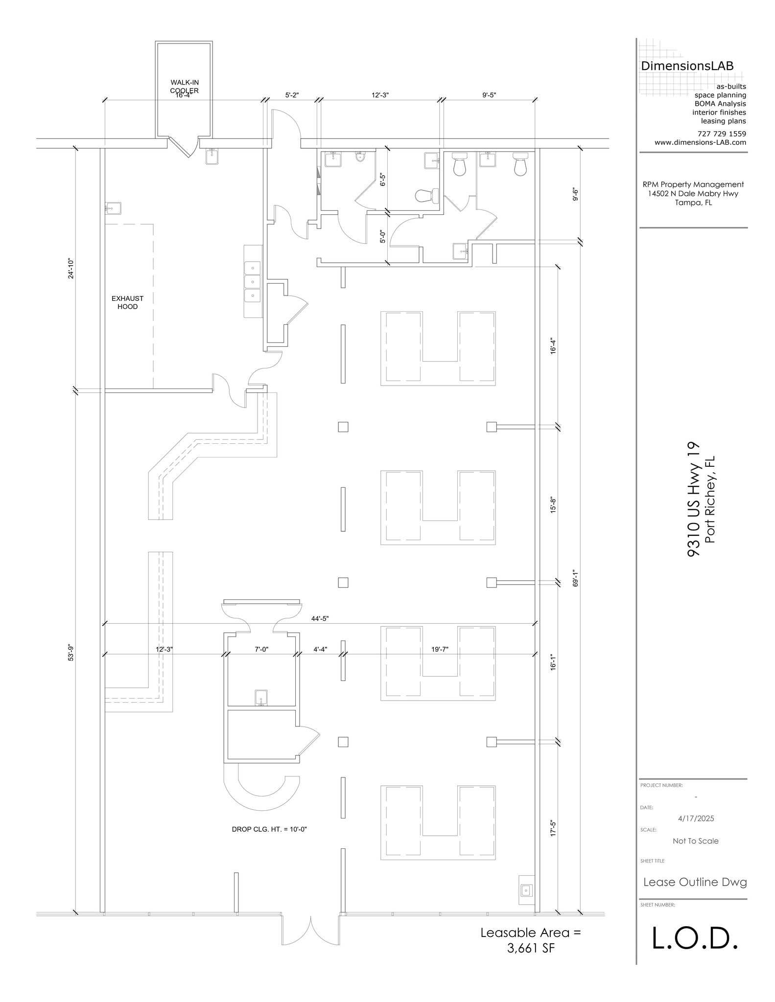 9304-9324 US Hwy 19 N, Port Richey, FL for lease Site Plan- Image 1 of 1