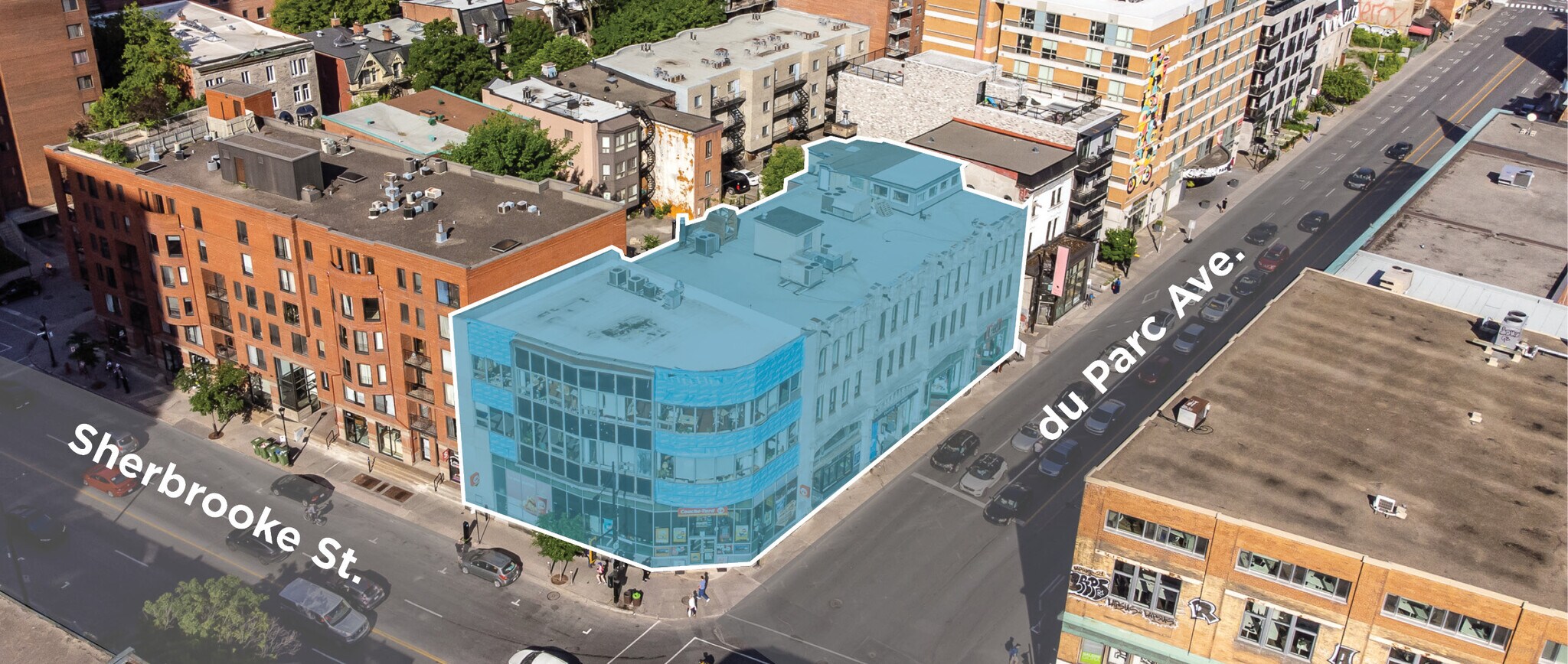 3412-3418 Av du Parc, Montréal, QC for sale Aerial- Image 1 of 1