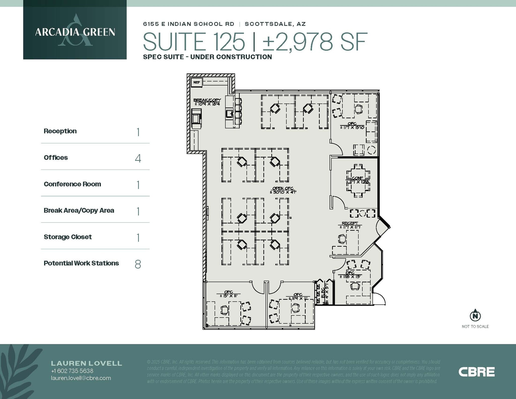 6155 E Indian School Rd, Scottsdale, AZ for lease Floor Plan- Image 1 of 1