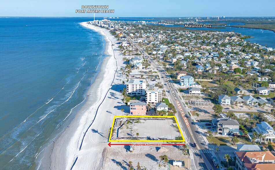 4560 Estero Blvd, Fort Myers Beach, FL à vendre - Aérien - Image 3 de 8