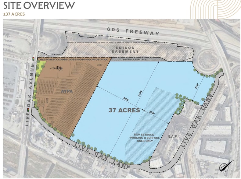 13620 Live Oak Ln, Irwindale, CA for lease - Site Plan - Image 1 of 4