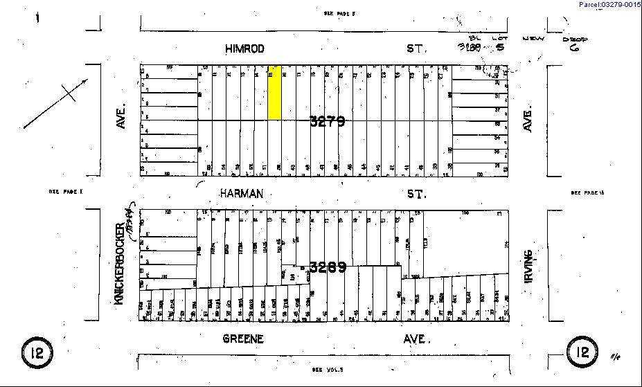 258 Himrod St, Brooklyn, NY à vendre - Plan cadastral - Image 2 de 3