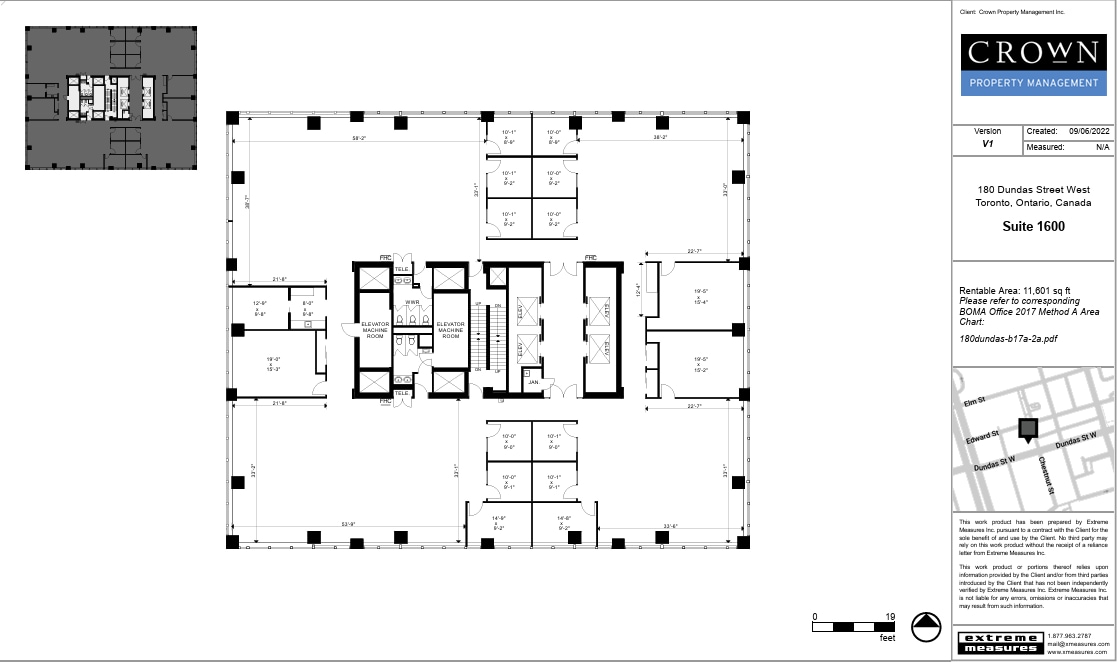 180 Dundas St W, Toronto, ON for lease Floor Plan- Image 1 of 1