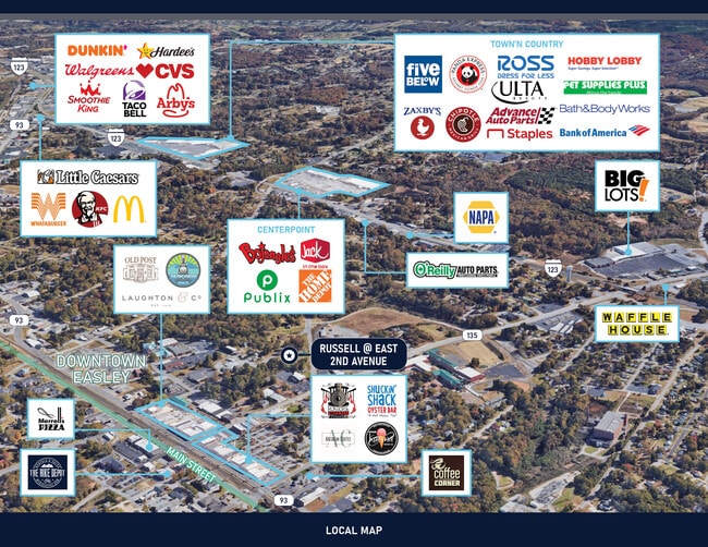 Plus de détails pour 127 E 2nd Ave, Easley, SC - Terrain à vendre