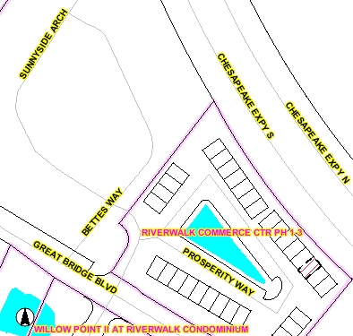 622-636 Prosperity Way, Chesapeake, VA à vendre - Plan cadastral - Image 2 de 3