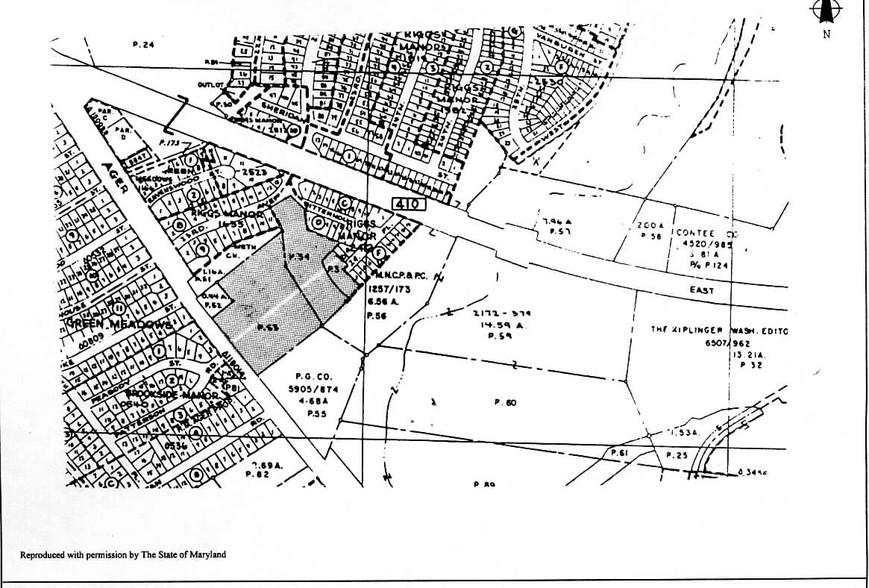 6203 Ager Rd, West Hyattsville, MD à vendre - Plan cadastral - Image 2 de 3