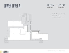 611 N Brand Blvd, Glendale, CA for lease Floor Plan- Image 1 of 1