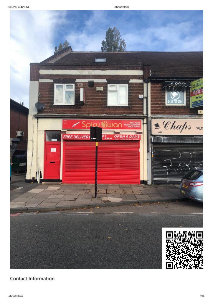 1396 Coventry Rd, Birmingham for lease Building Photo- Image 1 of 4