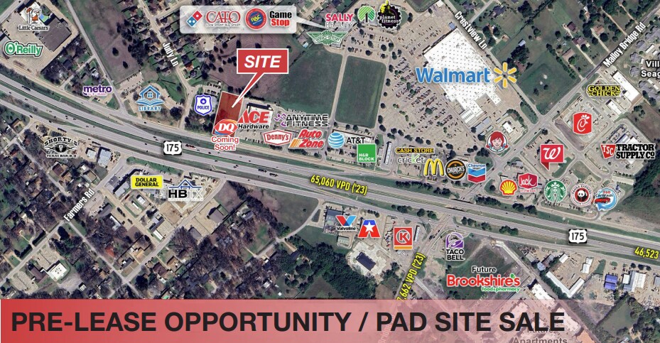 NWQ Hwy 175 & Malloy Bridge Rd, Seagoville, TX for sale Primary Photo- Image 1 of 4