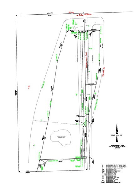 3280 Nebraska Road, Ottawa, KS à vendre - Plan cadastral - Image 2 de 2