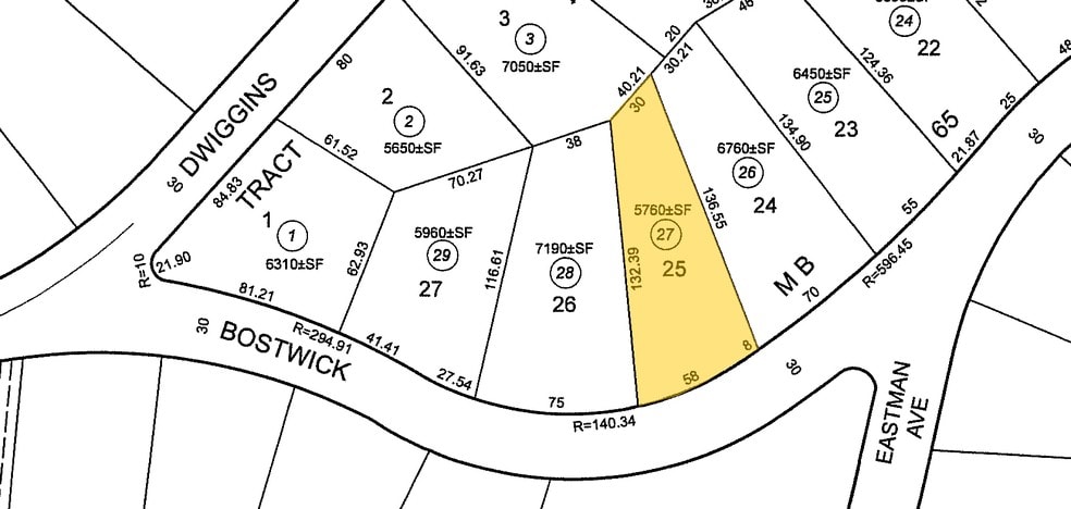 3733 Bostwick St, Los Angeles, CA à vendre - Plan cadastral - Image 2 de 10