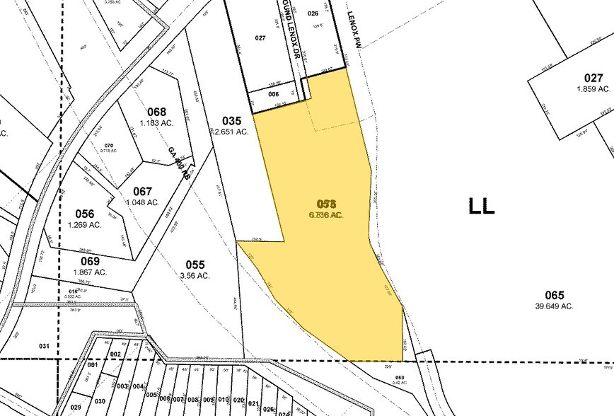 3400 Around Lenox Dr, Atlanta, GA à louer - Plan cadastral - Image 2 de 6