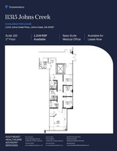 11315 Johns Creek Pky, Duluth, GA à louer Plan d’étage- Image 1 de 1