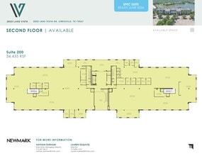2850 Lake Vista Dr, Lewisville, TX à louer Plan d’étage- Image 1 de 1