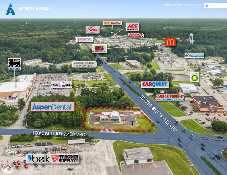 1730 S Jk Powell Blvd, Whiteville, NC for sale - Building Photo - Image 2 of 5