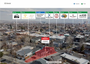 1071 Haskell St, Reno, NV - Aérien  Vue de la carte