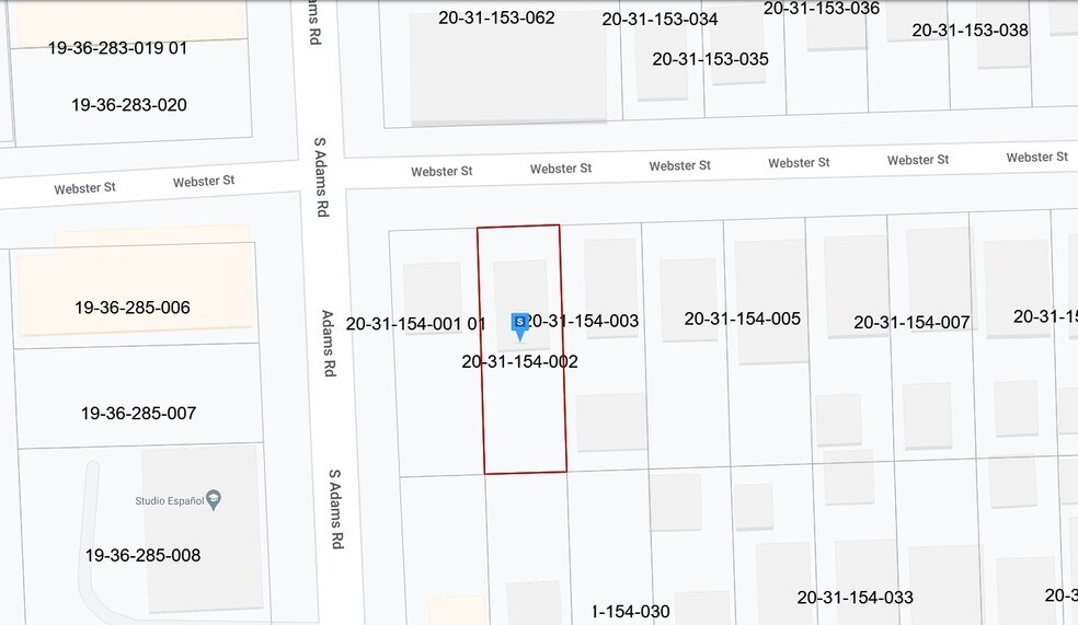 1132 Webster St, Birmingham, MI à louer - Plan cadastral - Image 2 de 9