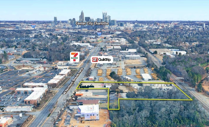 3221 & 3227 Wilkinson Blvd, Charlotte, NC for sale - Aerial - Image 2 of 2
