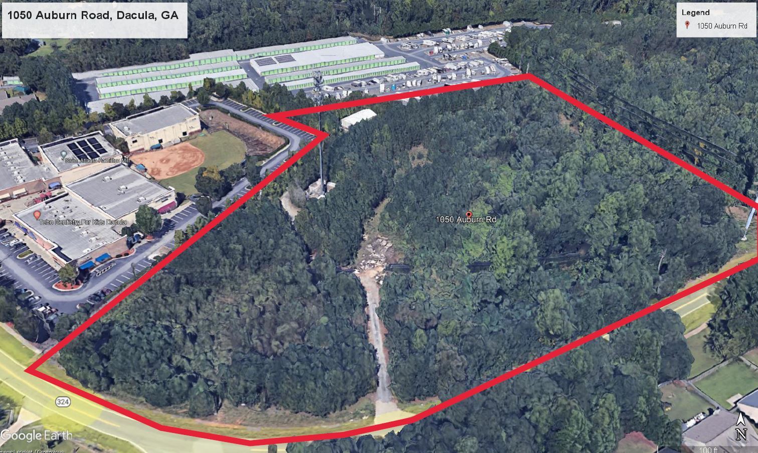 1050 Auburn Rd, Dacula, GA for sale Aerial- Image 1 of 13