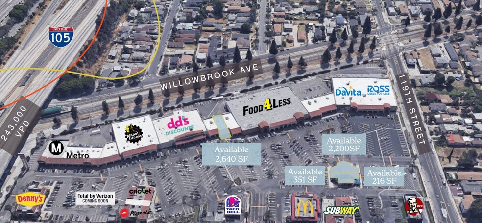 11700-11860 S Wilmington Ave, Los Angeles, CA à louer - Photo principale - Image 1 de 2