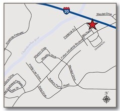 309 Fulton Industrial Cir, Atlanta, GA - Aérien Vue de la carte