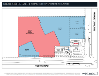 Plus de détails pour SWC OF ELDORADO PKWY & PRESTON RD, Frisco, TX - Terrain à vendre