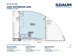 2253-2257 Saybrook Ave, Commerce, CA for lease Site Plan- Image 1 of 1