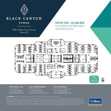 10851 N Black Canyon Hwy, Phoenix, AZ à louer Plan d’étage- Image 1 de 1