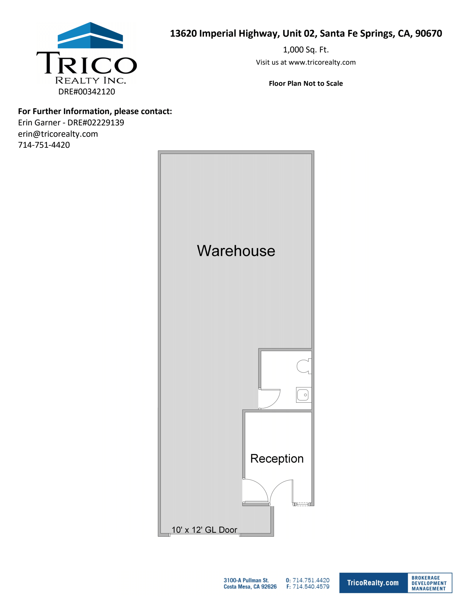 13600-13640 Imperial Hwy, Santa Fe Springs, CA à louer Plan d  tage- Image 1 de 1