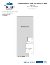 13600-13640 Imperial Hwy, Santa Fe Springs, CA à louer Plan d  tage- Image 1 de 1