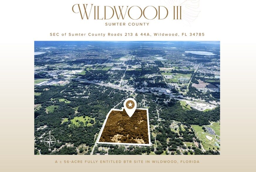 SEC CR 213 & CR 44a, Wildwood, FL à vendre - Photo du bâtiment - Image 2 de 14