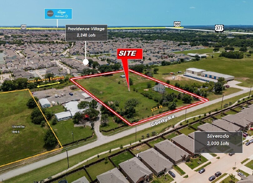 9988 Liberty Road, Aubrey, TX à vendre - Photo du bâtiment - Image 2 de 5