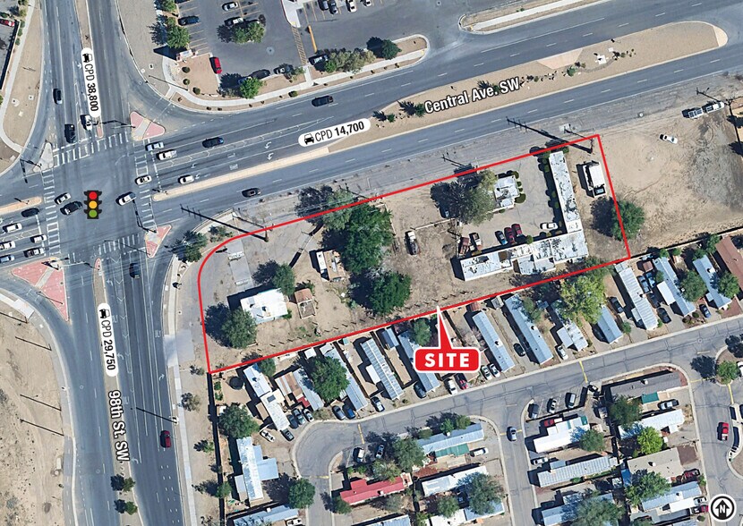 9700 Central Ave SW, Albuquerque, NM à vendre - Photo du bâtiment - Image 2 de 4