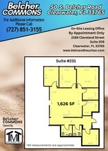 50 S Belcher Rd, Clearwater, FL for lease Site Plan- Image 1 of 1