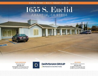 Plus de détails pour 1655 S Euclid St, Anaheim, CA - Bureau à vendre