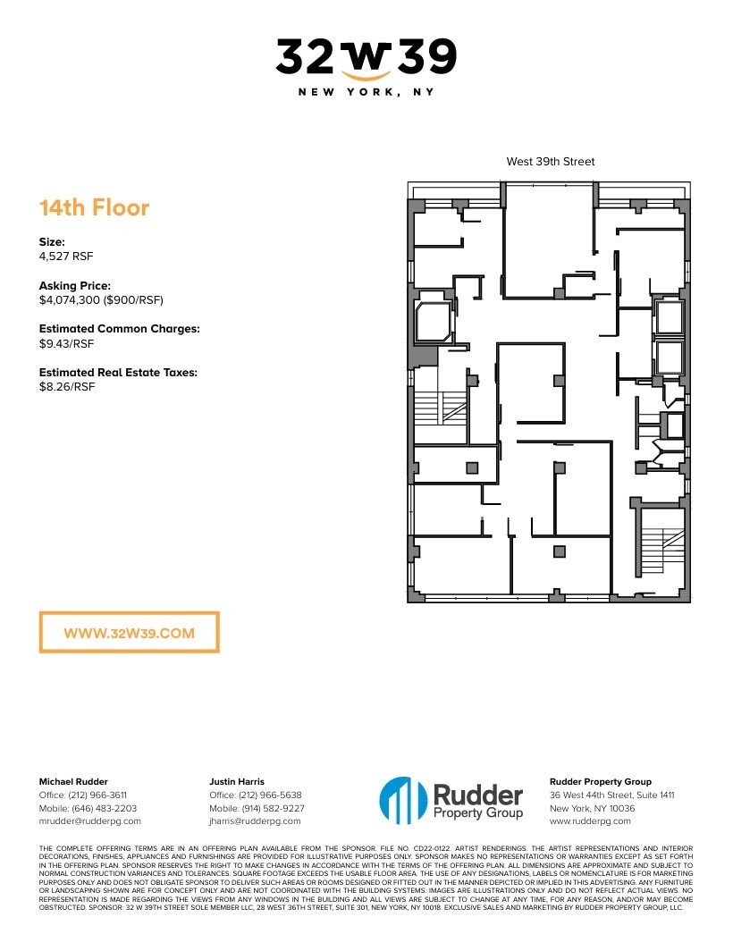 32 W 39th St, New York, NY for lease Floor Plan- Image 1 of 1