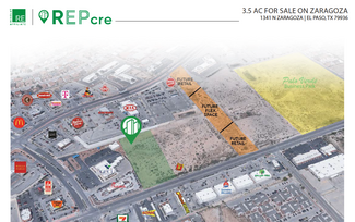 Plus de détails pour 1341 N Zaragosa Rd, El Paso, TX - Terrain à vendre